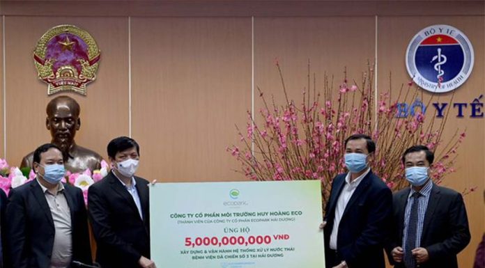 Ecopark ủng hộ 13 tỉ đồng cho công tác phòng chống dịch COVID-19